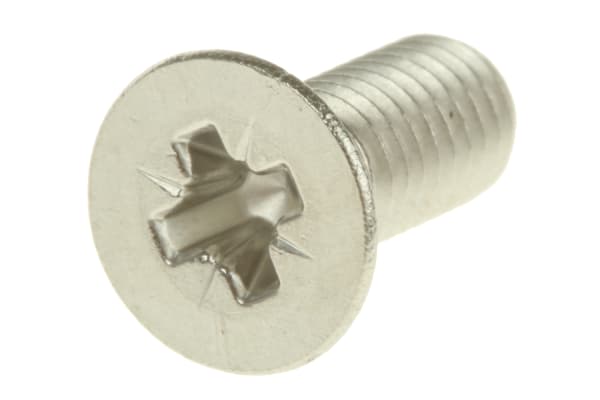 Product image for A2 s/steel cross csk head screw,M5x12mm