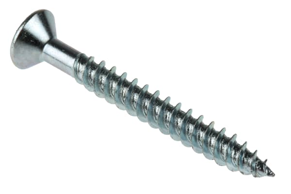 Product image for 2 thread csk head woodscrew,No.8x1 1/2in