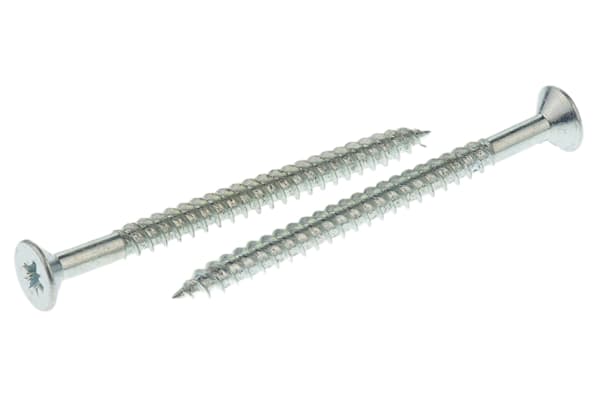 Product image for 2thread csk head woodscrew,No.10x2 1/2in