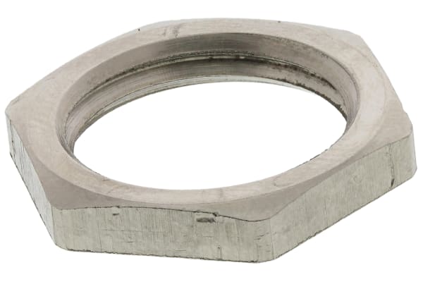 Product image for LOCKNUT METAL PG9 NICKEL PLATE