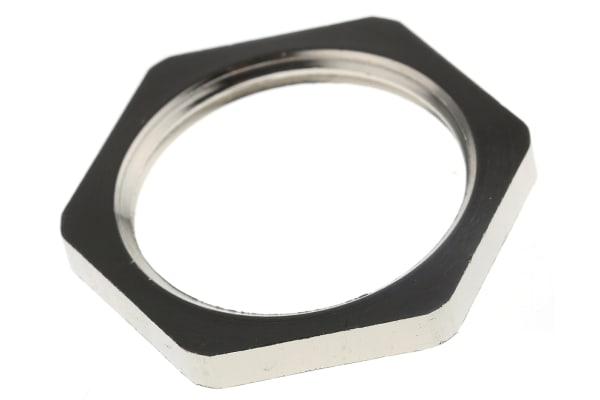 Product image for LOCKNUT METAL ISO25 NICKEL PLA