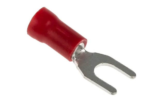 Product image for M4 red crimp spade terminal,0.5-1.5sq.mm