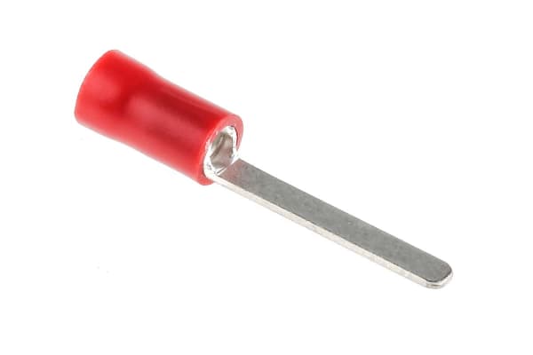 Product image for Red crimp blade terminal,0.5-1.5sq.mm