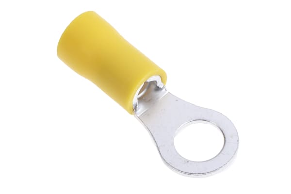 Product image for Yel M6 crimp ring terminal,2.5-6.5sq.mm