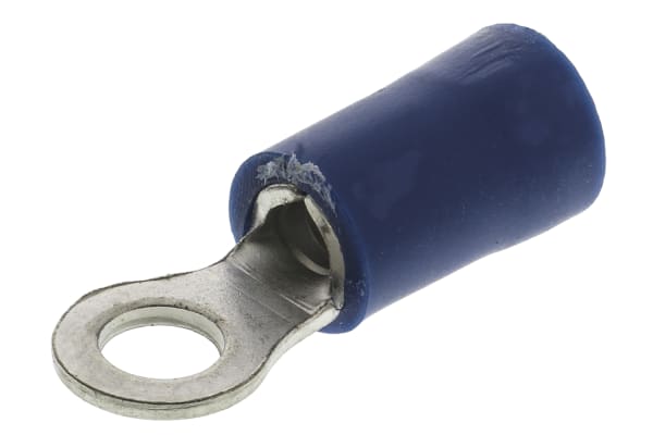 Product image for Blu M3.5crimp ring terminal,1.5-2.5sq.mm