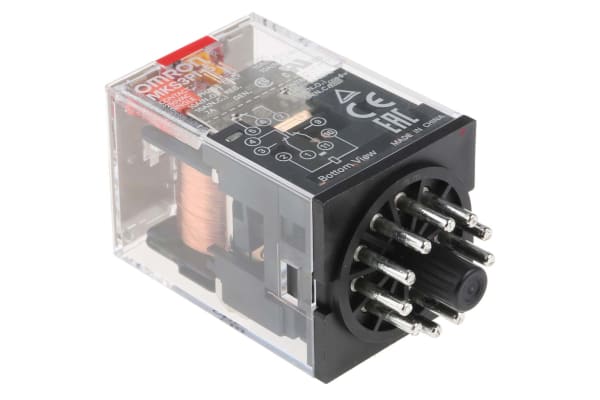 Product image for 11 PIN 3PDT RELAY,10A 110VAC COIL