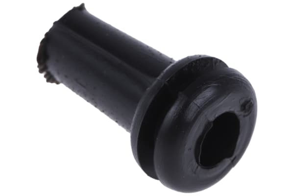 Product image for Sleeved cable grommet,6.3mm cable hole