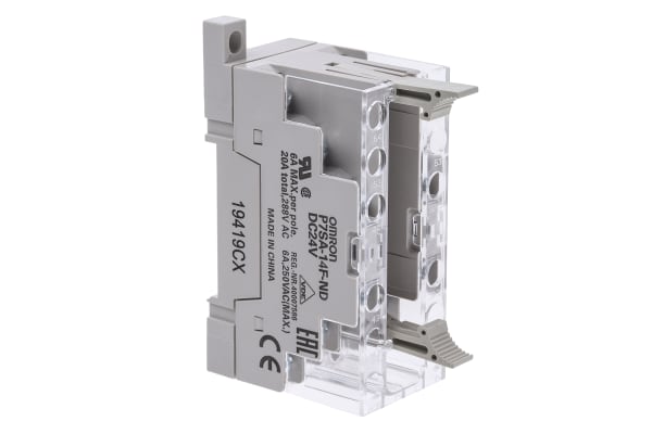 Product image for Socket w/ LED for G7SA 6 pole 6A relays