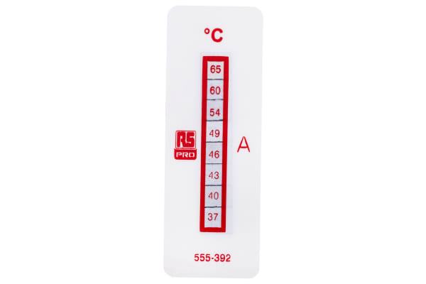 Product image for 8 level temp sensitive label,37-65degC