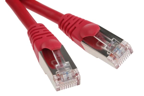 Product image for Patch cord Cat 5e FTP PVC 0.5m Red