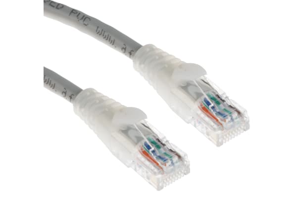 Product image for Patch cord Cat 5e UTP PVC 5m Grey