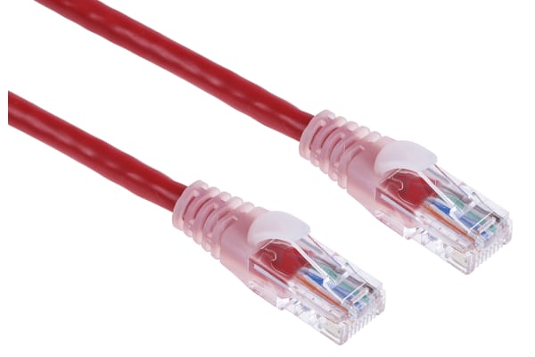 Product image for Patch cord Cat 5e UTP PVC 2m Red