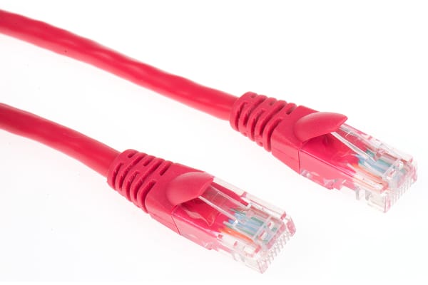 Product image for Patch cord Cat 5e UTP PVC 10m Red