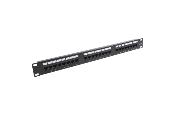 Product image for Patch Panel Cat 5e UTP 24 port