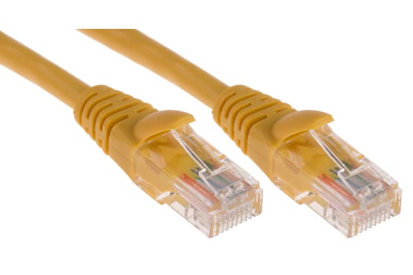 Product image for Patch cord Cat 5e UTP PVC 10m Yellow