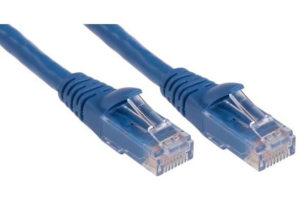 Product image for Patch cord Cat 6 UTP PVC 1m Blue