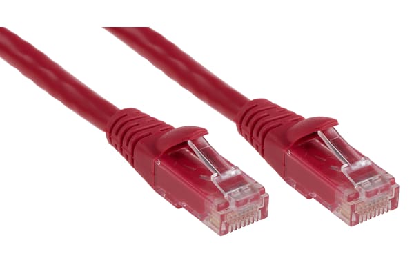 Product image for Patch cord Cat 6 UTP PVC 1m Red