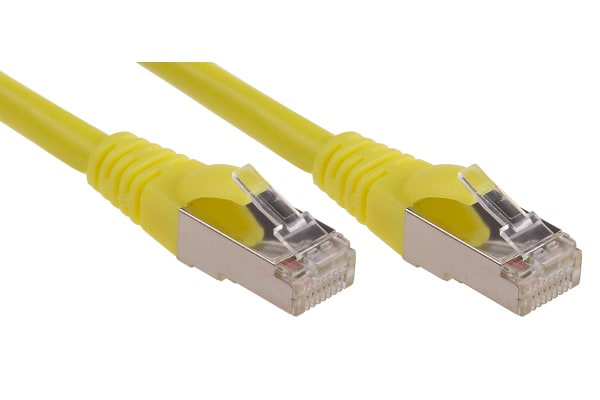 Product image for Patch cord Cat 6 FTP LSZH 10m Yellow