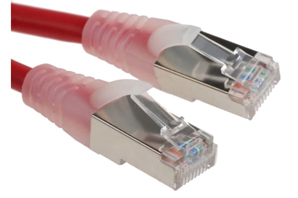 Product image for PATCH CORD CAT 5E FTP PVC 1M RED