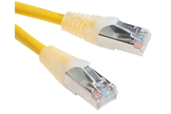 Product image for Patch cord Cat 5e FTP PVC 2m Yellow