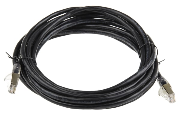 Product image for Patch cord Cat 5e FTP PVC 5m Black