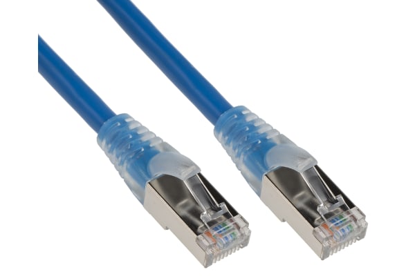 Product image for Patch cord Cat 5e FTP PVC 5m Blue