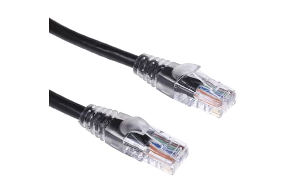 Product image for Patch cord Cat 5e UTP PVC 1m Black