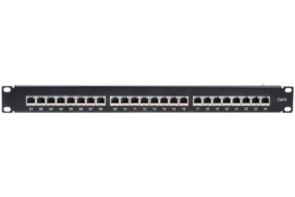 Product image for Cat 6 STP 24 port Shielded patch panel