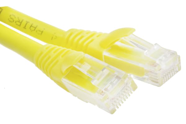 Product image for Patch cord Cat 6 UTP LSZH 0.5m Yellow
