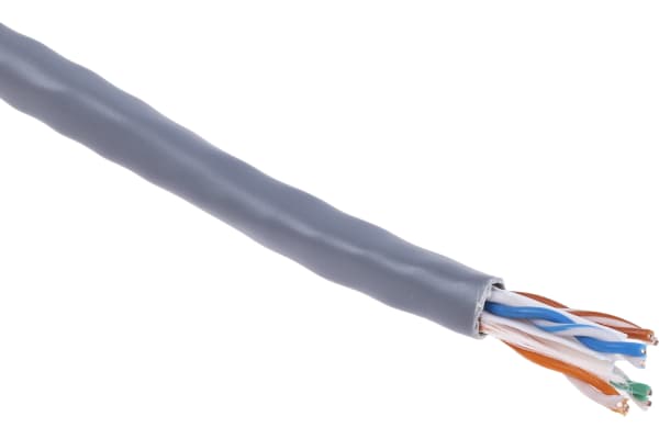 Product image for CABLE CAT 6 UTP SOLID 23 AWG 250MHZ PVC