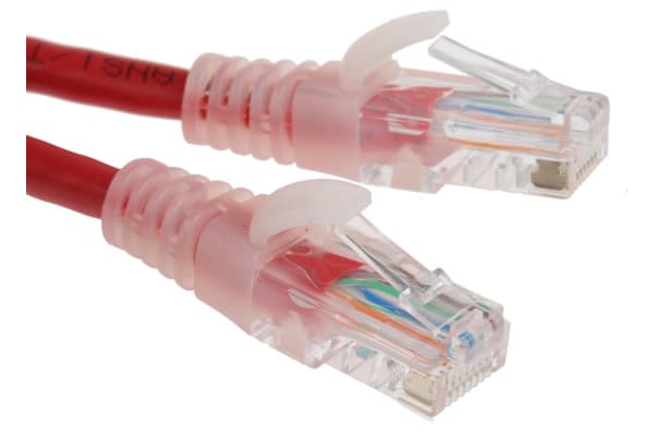 Product image for Patch cord Cat 5e UTP PVC 1m Red