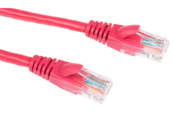 Product image for Patch cord Cat 5e UTP PVC 5m Red