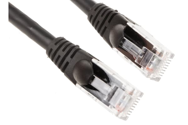 Product image for Patch cord Cat 6 UTP LSZH 0.5m Black