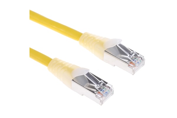 Product image for Patch cord Cat 5e FTP PVC 0.5m Yellow