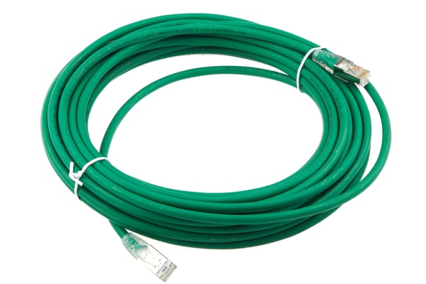 Product image for Patch cord Cat 6 FTP LSZH 10m Green