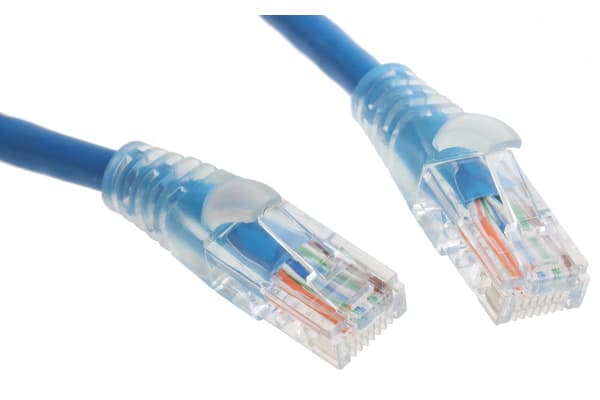 Product image for Patch cord Cat 5e UTP PVC 1m Blue