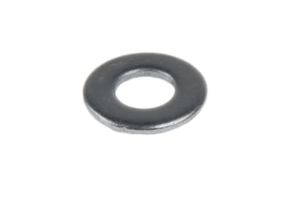 Product image for Zinc plated steel plain washer,M3