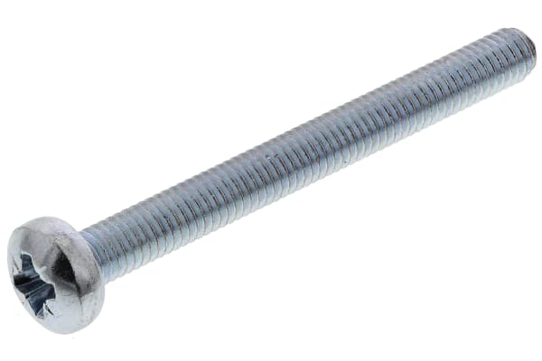 Product image for ZnPt steel cross pan head screw,M3x30mm