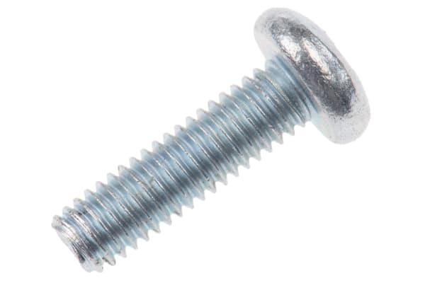 Product image for ZnPt steel cross panhead screw,M3.5x12mm