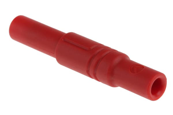 Product image for Safety connector 4mm�LAS SG red