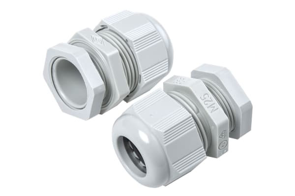 Product image for GLAND PLASTIC GREY IP68 M25