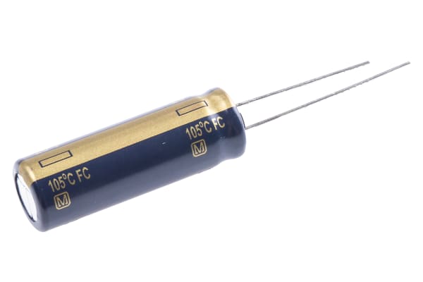 Nichicon 1000μF Electrolytic Capacitor 63V dc, Through Hole