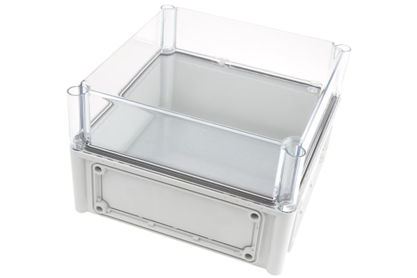 Product image for IP67 enclosure w/clear lid,280x280x180mm