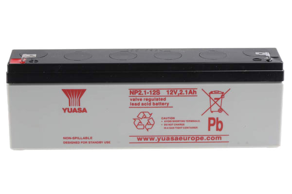 Product image for NP PB ACID RECHARGEABLE BATTERY12V 2.1AH