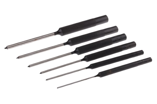 Product image for 6 piece spring tension pin punch set