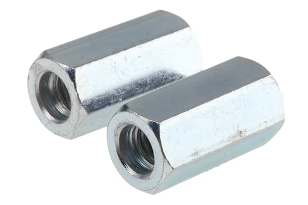 Product image for Zinc plated steel spacer,M6x20mm style 2
