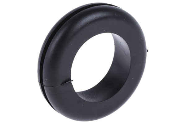 Product image for PVC Cable Grommet, 18.5mm cable hole dia