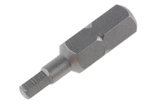 Product image for 1/4in hex drive hexagon key,3mm A/Fx25mm