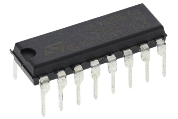 Product image for Quad Darlington Sw. NPN 80V 1.75A PDIP16