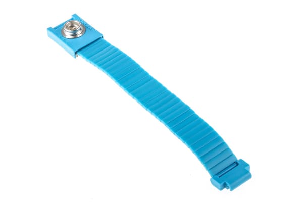 Product image for 10mm male press stud adj metal wristband